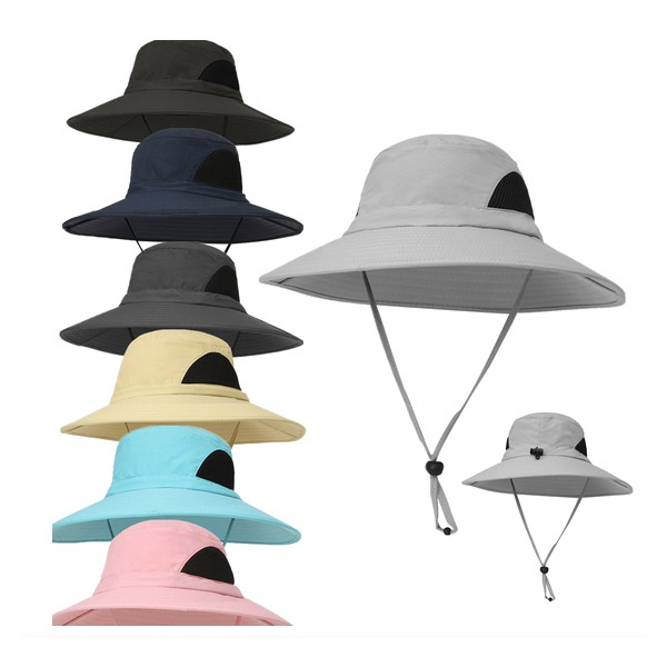 Wide Brim Bucket Fishing Hat Sun Cap