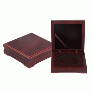 Coin Wood Display Box