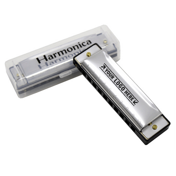 Stainless Steel 10 Holes Harmonica