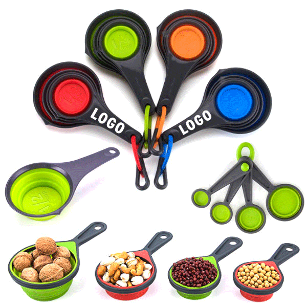 Collapsible Silicone Measuring Cup Set