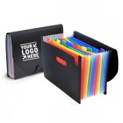 Rainbow Expanding Accordion A4 Document Holder